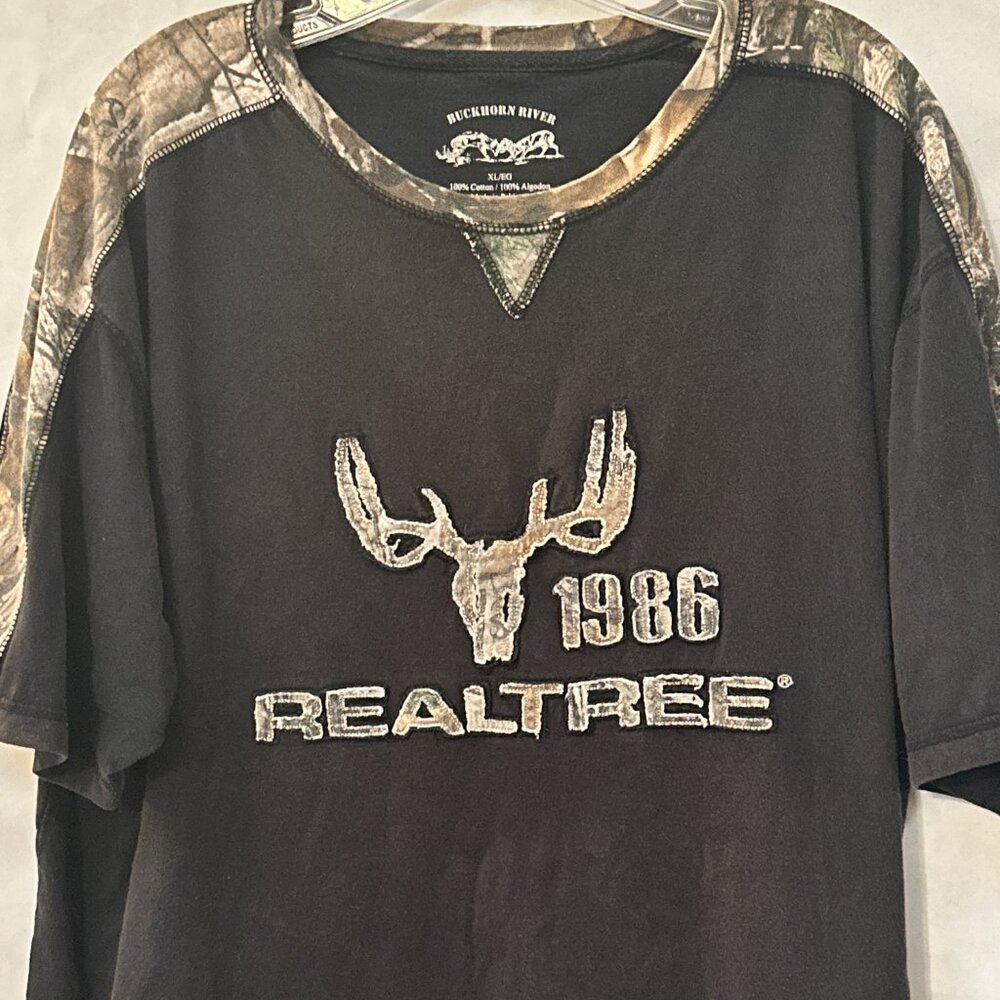 Buckhorn River Camouflage Deer Hunters Short Sleeve Hunting Tee Shirt - Picture 8 of 8